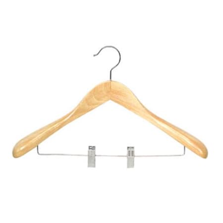 Proman Proman TRD8833 Taurus Suit Hanger with Clips - 12 hangers TRD8833